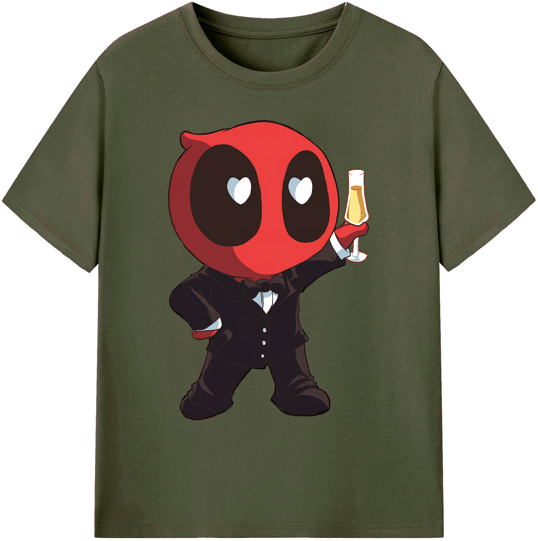 （画像用） Deadpool デッドプール 綿100％ メンズ半袖Tシャツ｜肌触りやわらか＆通気性